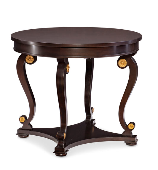 Maitland-Smith Nicola Side Table in Gold