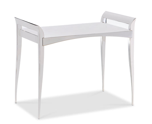 Maitland-Smith Caspian Side Table in Red