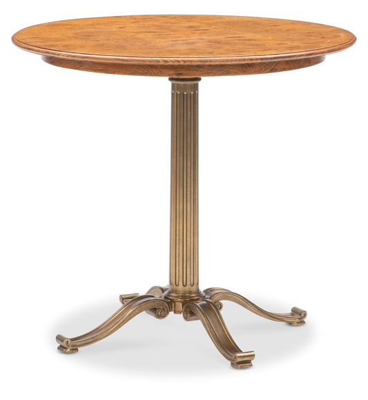 Maitland-Smith Belgrave Side Table in Gold