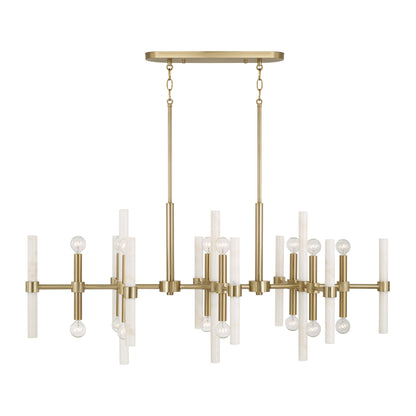 Capital Marlow Linear Chandelier in Matte Brass