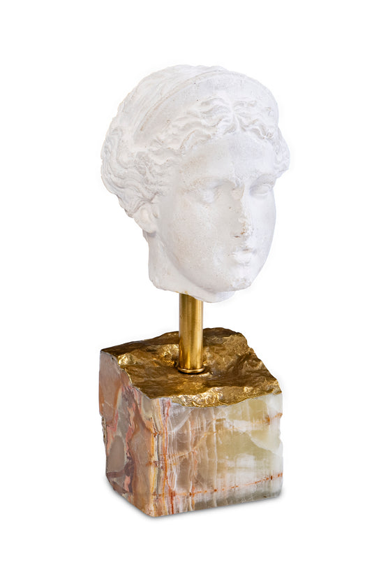 Maitland-Smith Athena Sculpture in Brass