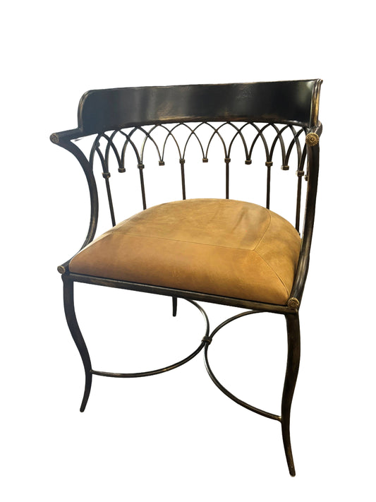 Maitland-Smith Pierre Accent Chair in Red
