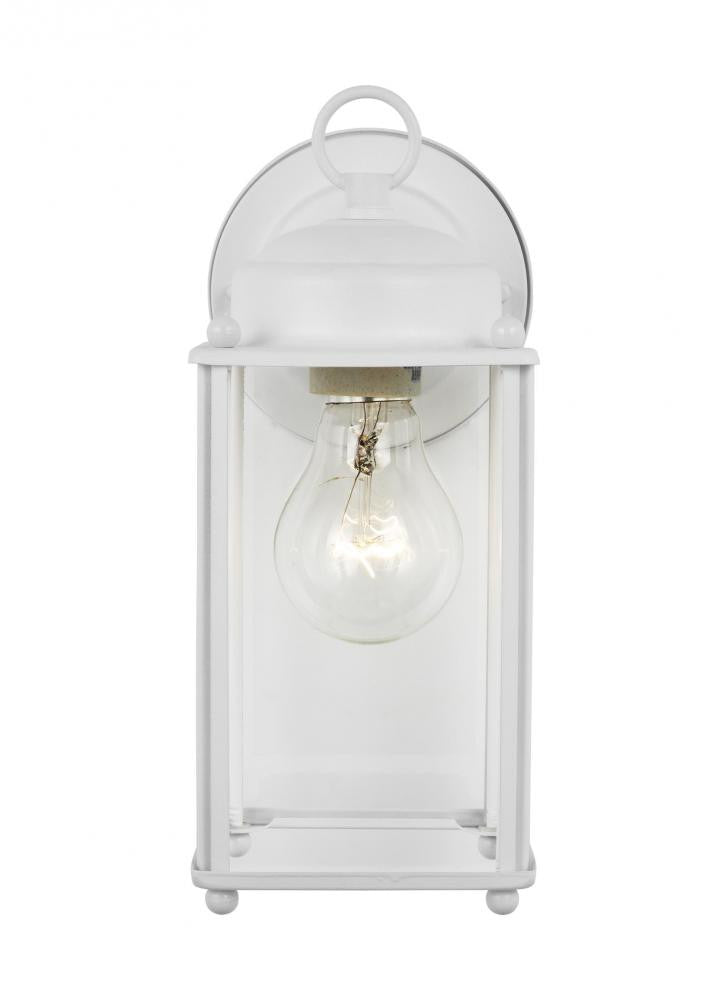 Generation Lighting New Castle Large One Light Outdoor Wall Lantern White