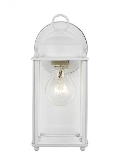 Generation Lighting New Castle Large One Light Outdoor Wall Lantern White