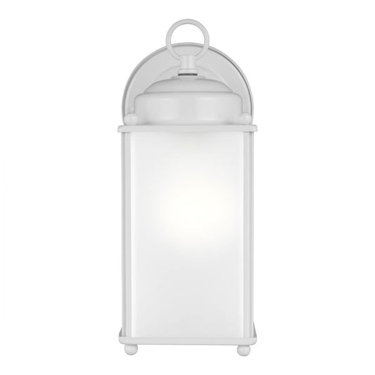 Generation Lighting New Castle Large One Light Outdoor Wall Lantern White