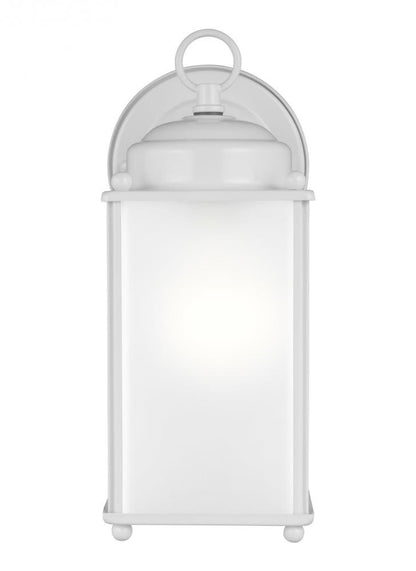 Generation Lighting New Castle Large One Light Outdoor Wall Lantern White