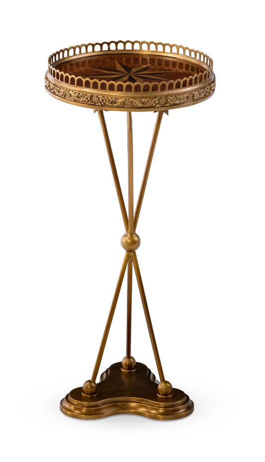 Maitland-Smith Arrow Martini Table in Brass