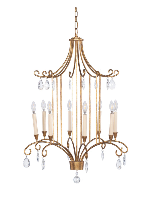 Maitland-Smith Moulin Chandelier in Gold