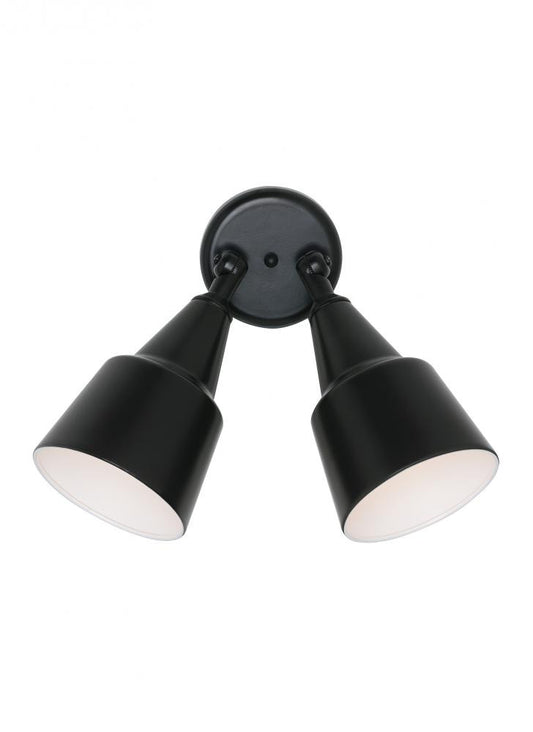 Generation Lighting Two Light Adjustable Swivel Flood Light Black