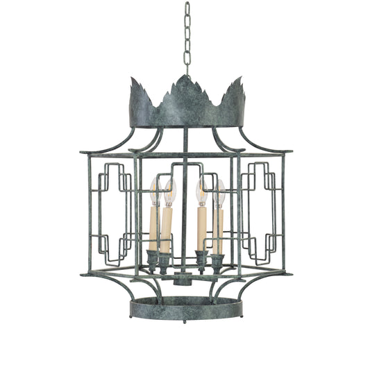 Maitland-Smith Maison Lantern in Red