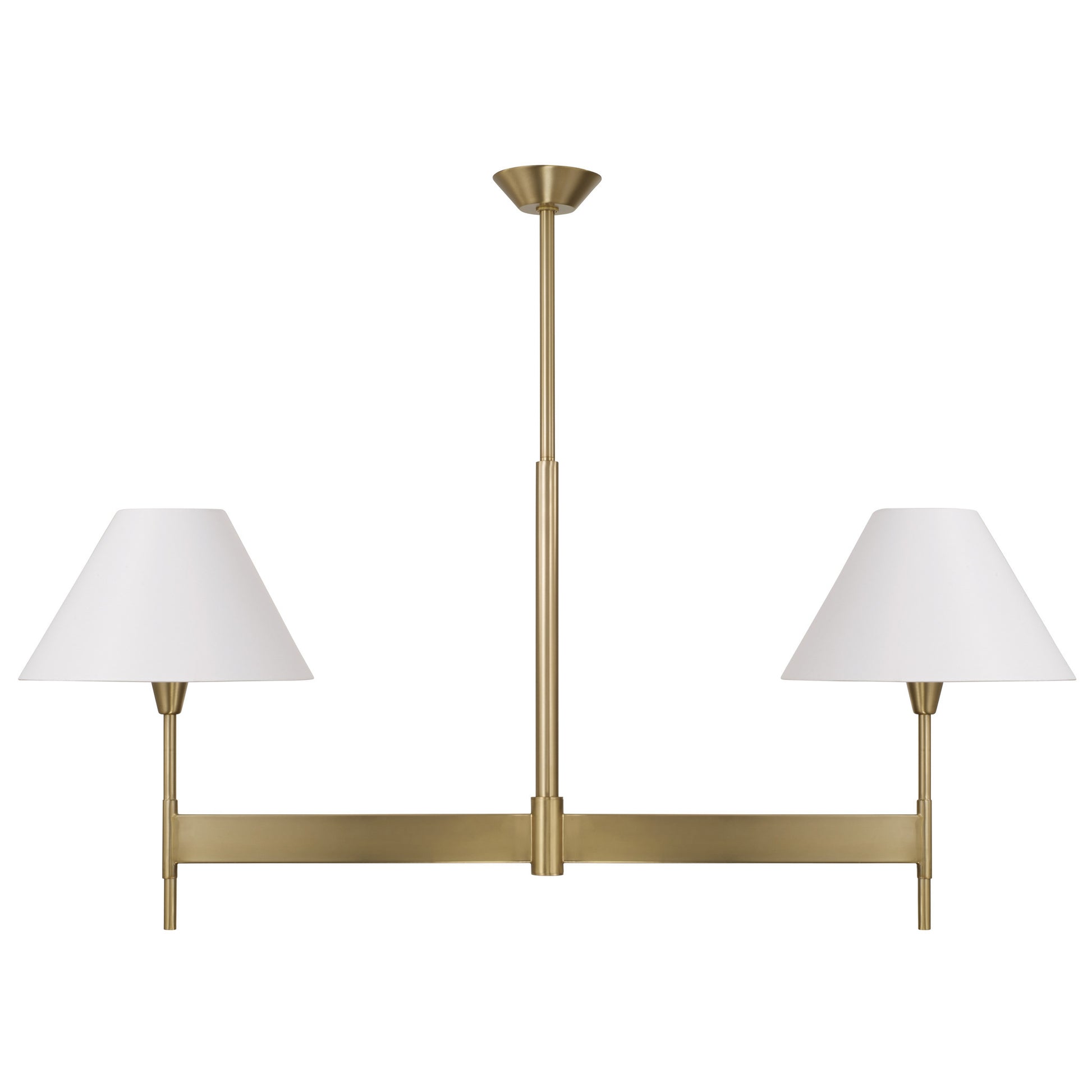 Capital Leland Linear Chandelier in Aged Brass