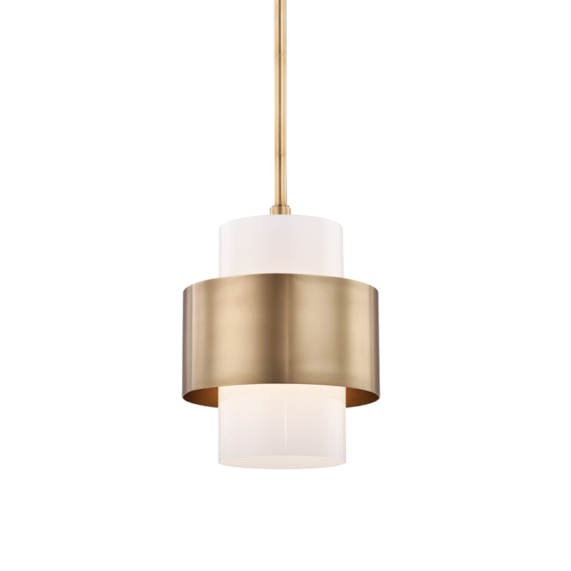 Hudson Valley Corinth Pendant Antique Brass