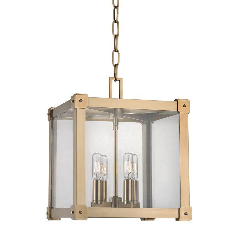 Hudson Valley Forsyth Pendant Aged Brass