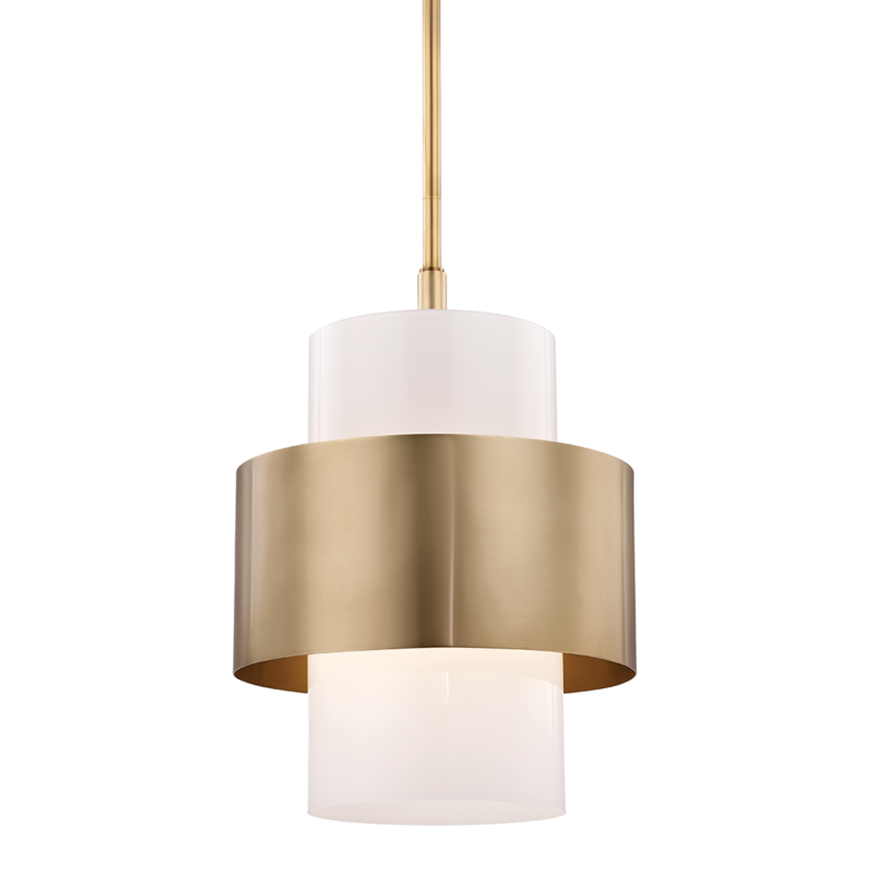 Hudson Valley Corinth Pendant Antique Brass