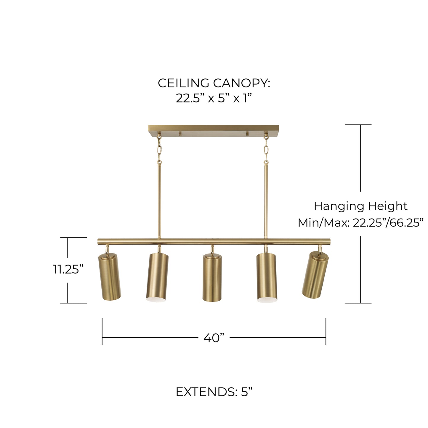 Capital Robbie Linear Chandelier