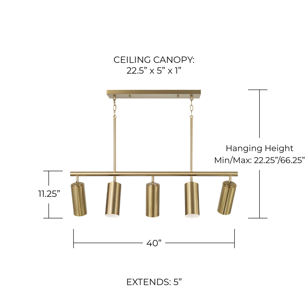 Capital Robbie Linear Chandelier