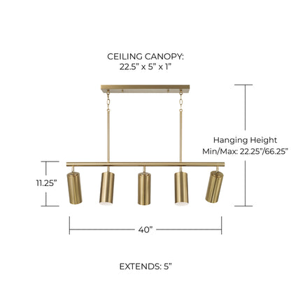Capital Robbie Linear Chandelier