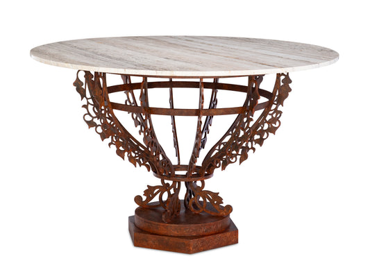Maitland-Smith Venetian Center Table in Red
