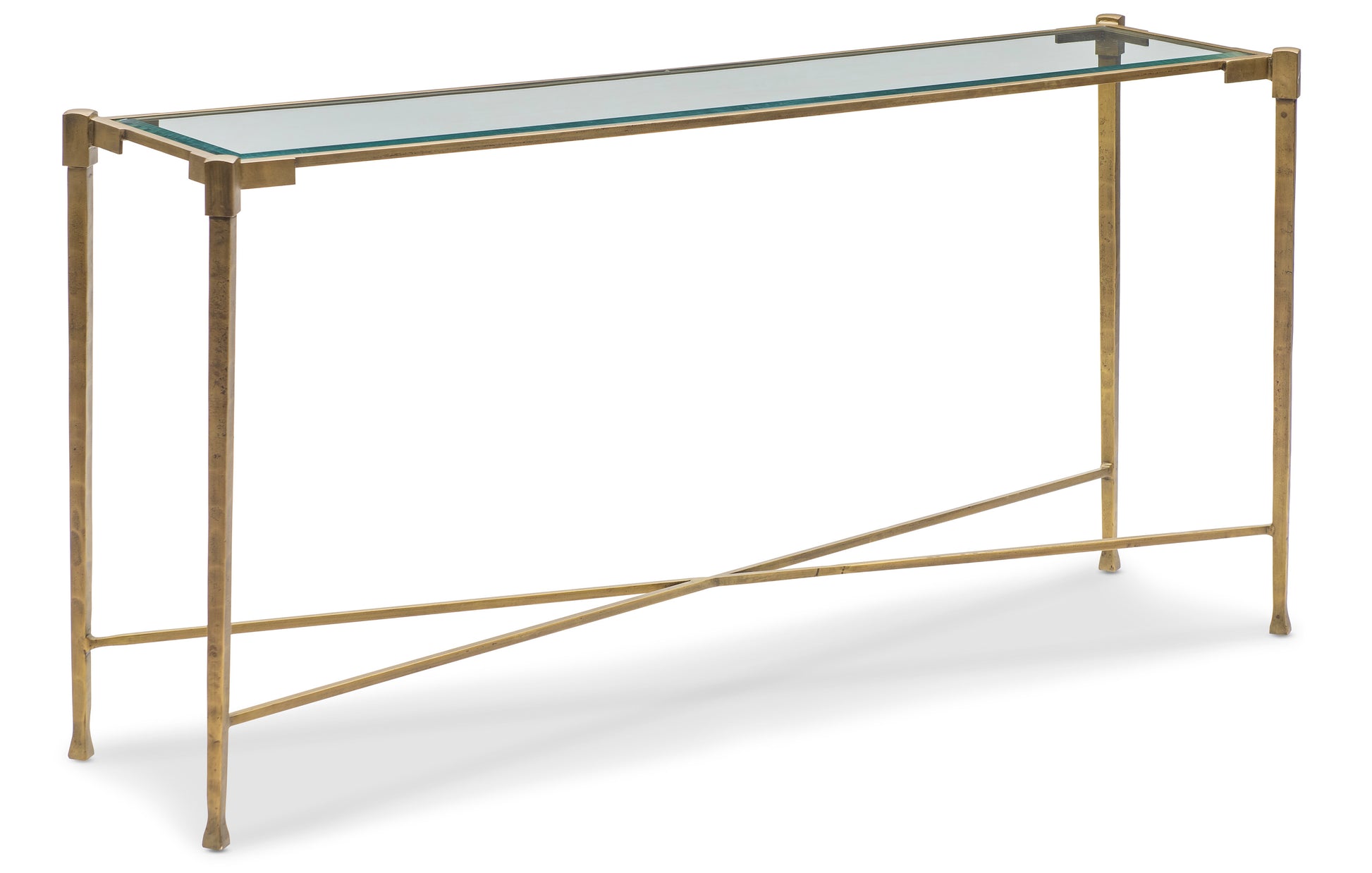 Maitland-Smith Iron Console in Gray