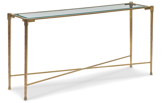 Maitland-Smith Iron Console in Gray