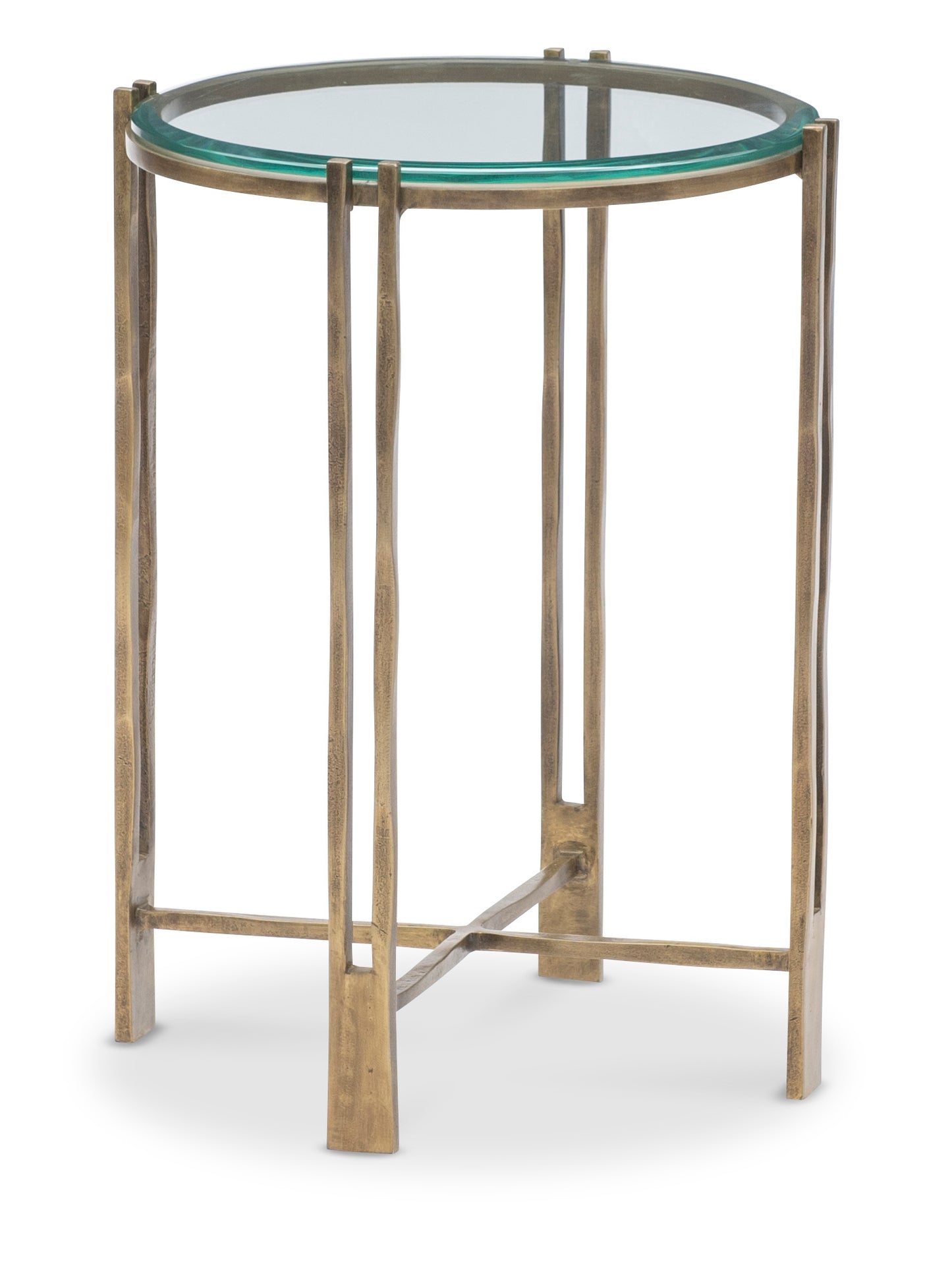 Maitland-Smith Kensington Side Table in Red