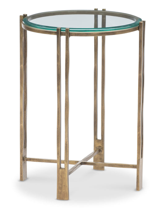 Maitland-Smith Kensington Side Table in Red