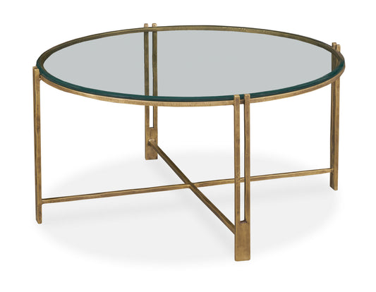 Maitland-Smith Kensington Cocktail Table in Red