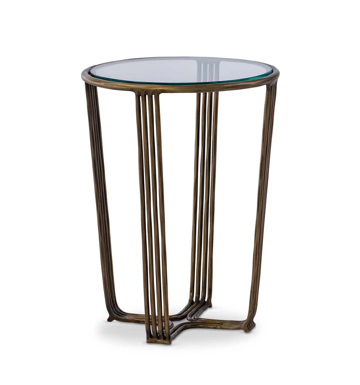 Maitland-Smith Mason Side Table in Gray