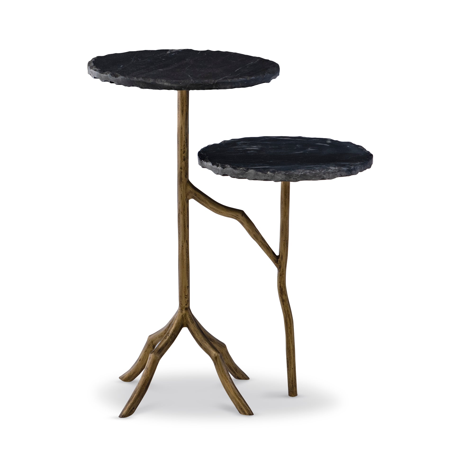 Maitland-Smith Veronica Side Table in Bronze