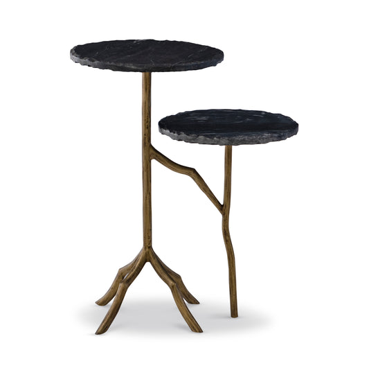 Maitland-Smith Veronica Side Table in Bronze