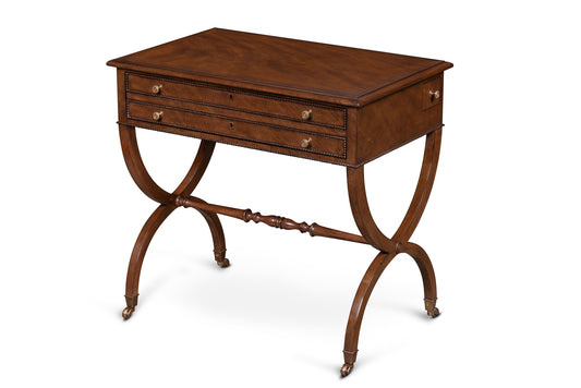 Maitland-Smith Sewing Table in Brass
