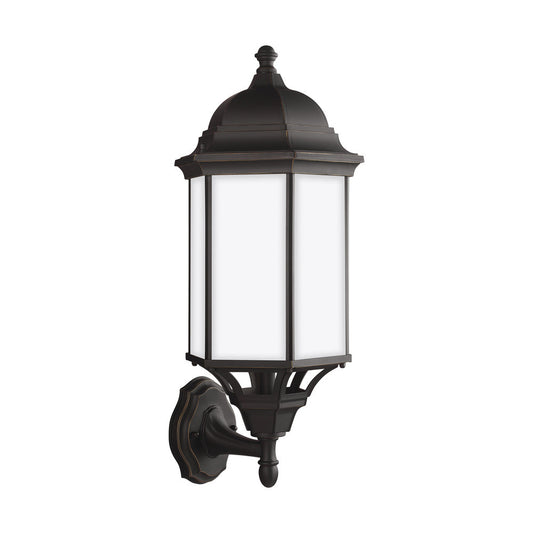 Generation Lighting Sevier Large One Light Uplight Outdoor Wall Lant Antique Bronze