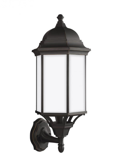 Generation Lighting Sevier Large One Light Uplight Outdoor Wall Lant Antique Bronze