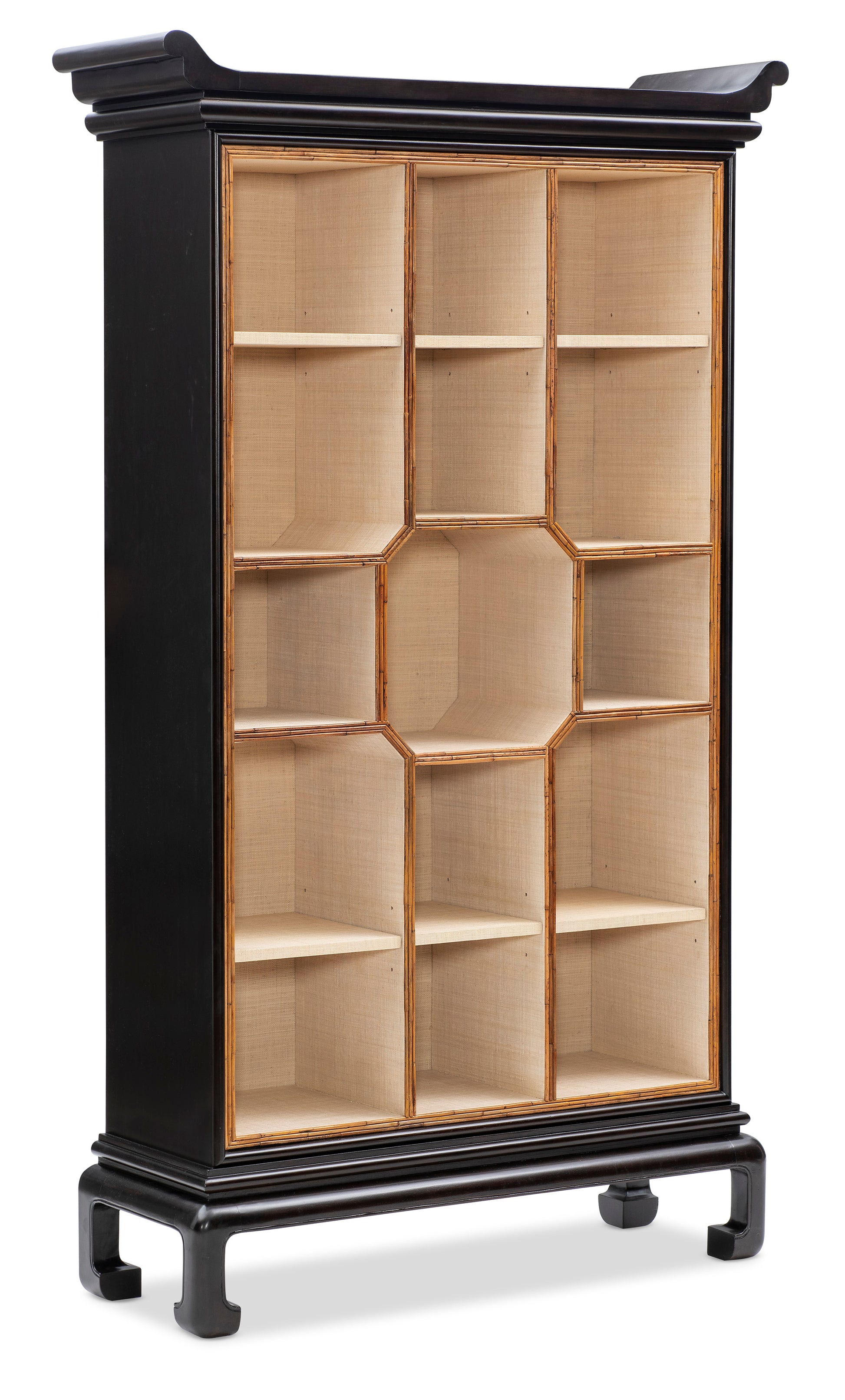 Maitland-Smith Imperial Bamboo Etagere in Wood