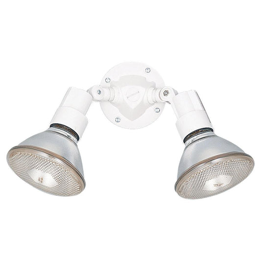 Generation Lighting Two Light Adjustable Swivel Flood Light White