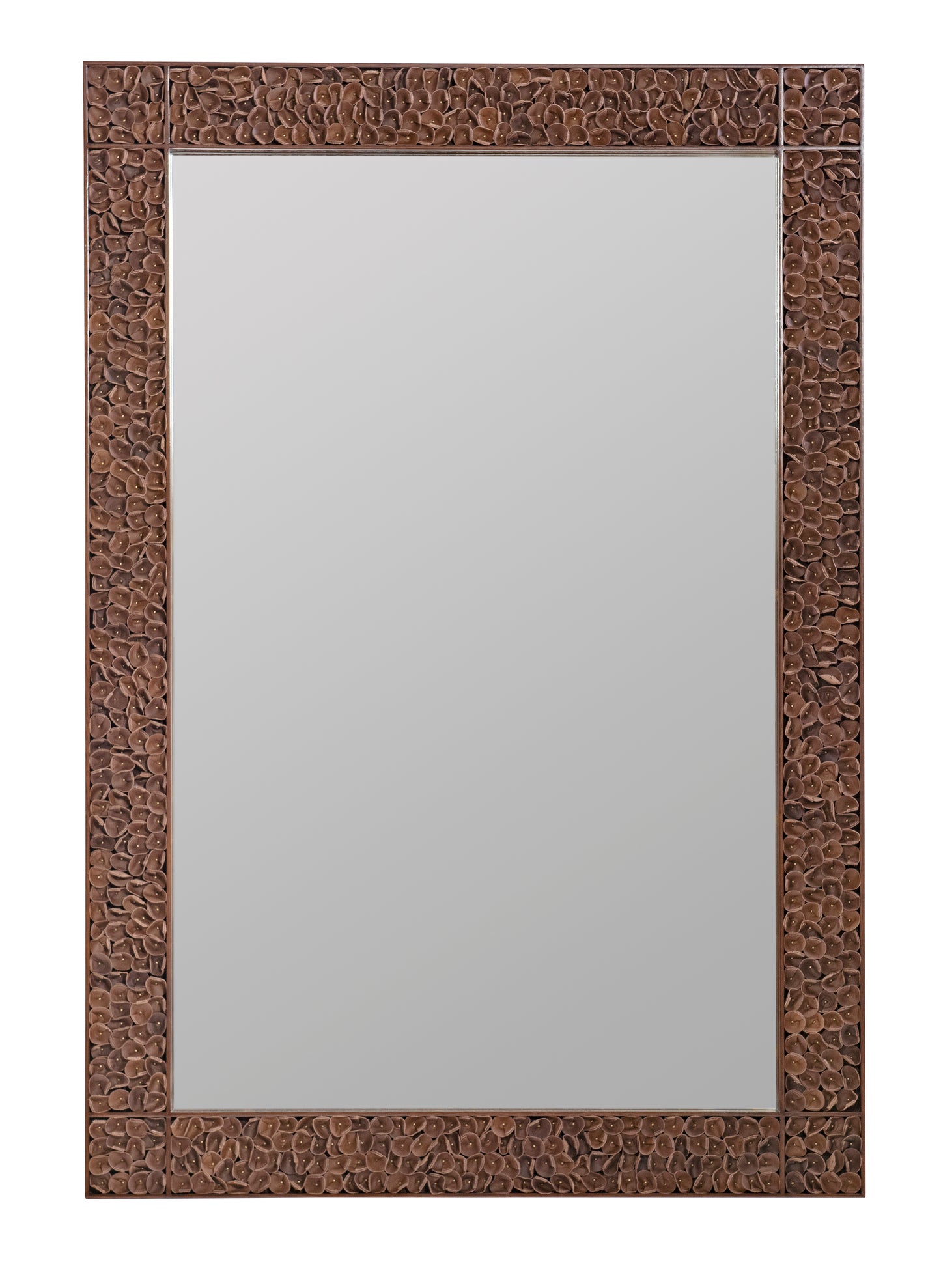 Maitland-Smith Hector Mirror in Brass