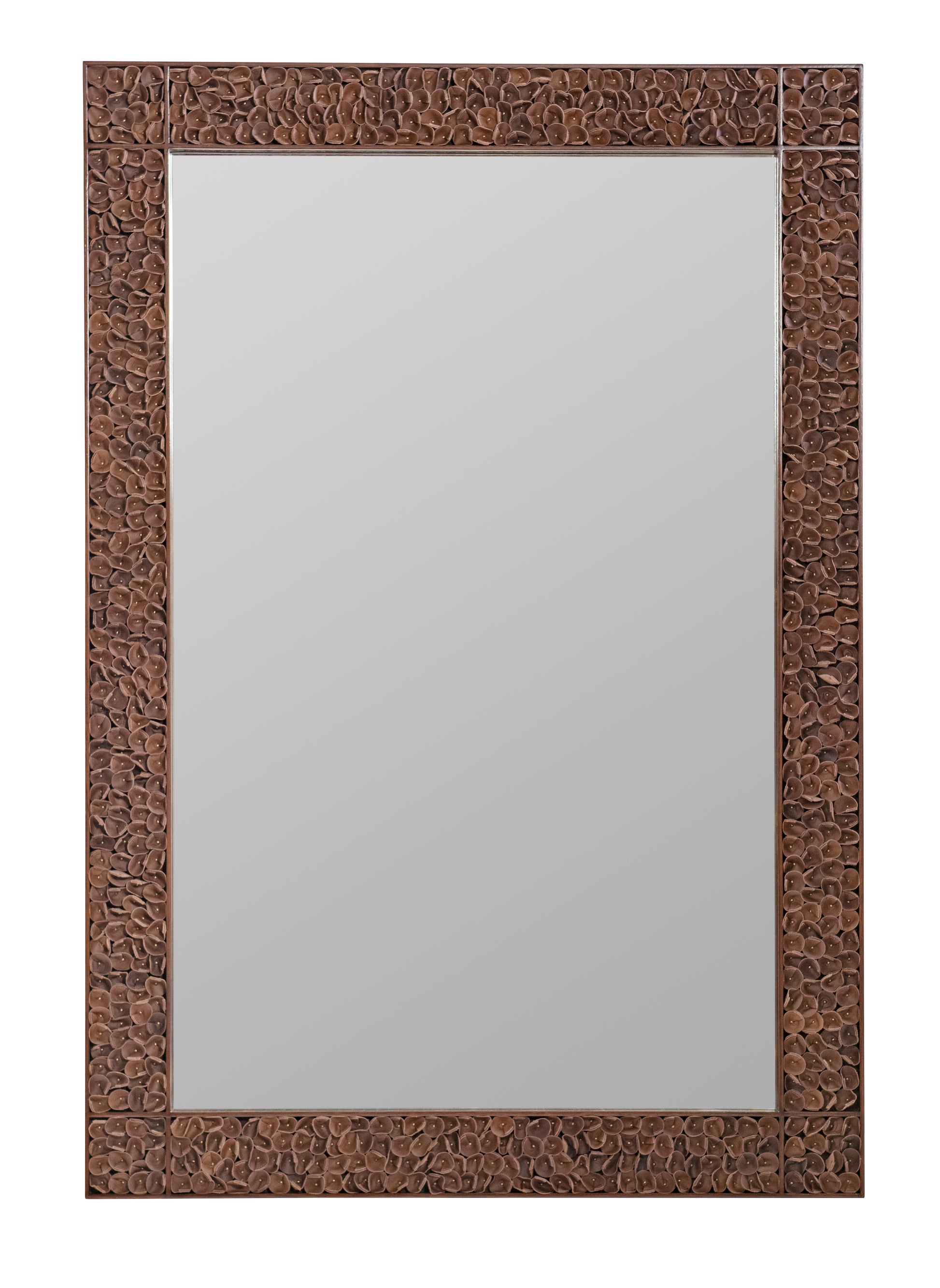 Maitland-Smith Hector Mirror in Brass