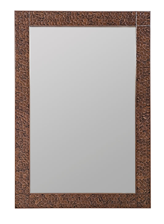 Maitland-Smith Hector Mirror in Brass