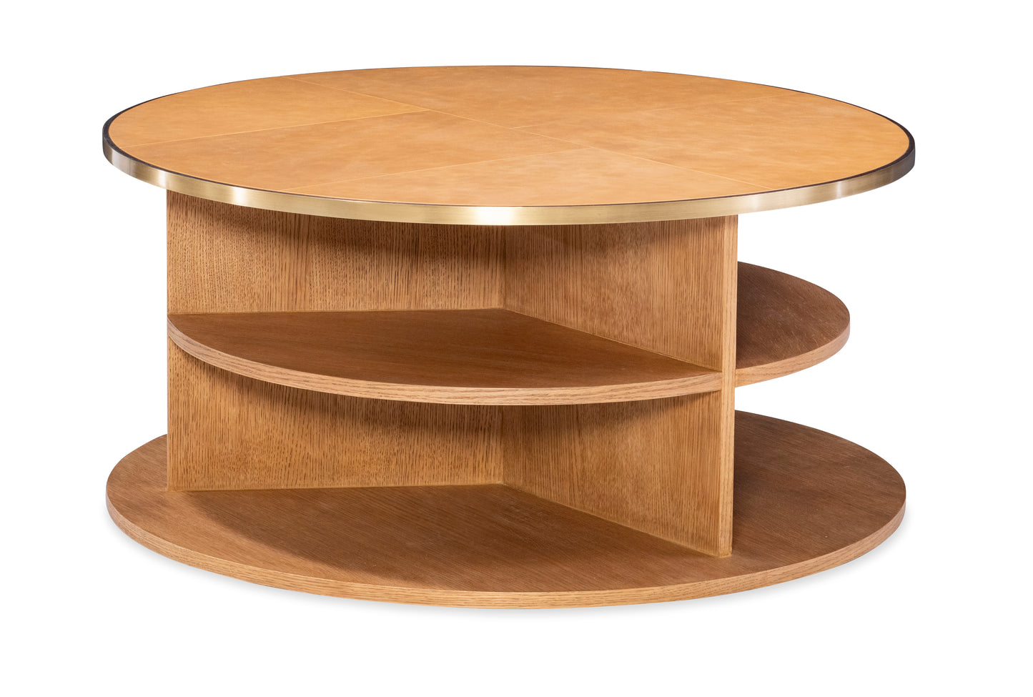 Maitland-Smith Hunter Cocktail Table in Brass