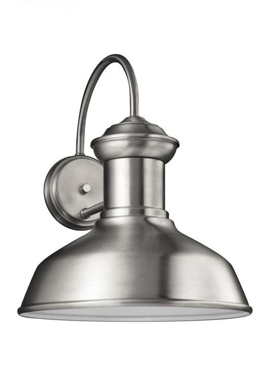 Generation Lighting Fredricksburg Large One Light Outdoor Wall Lante Satin Aluminum