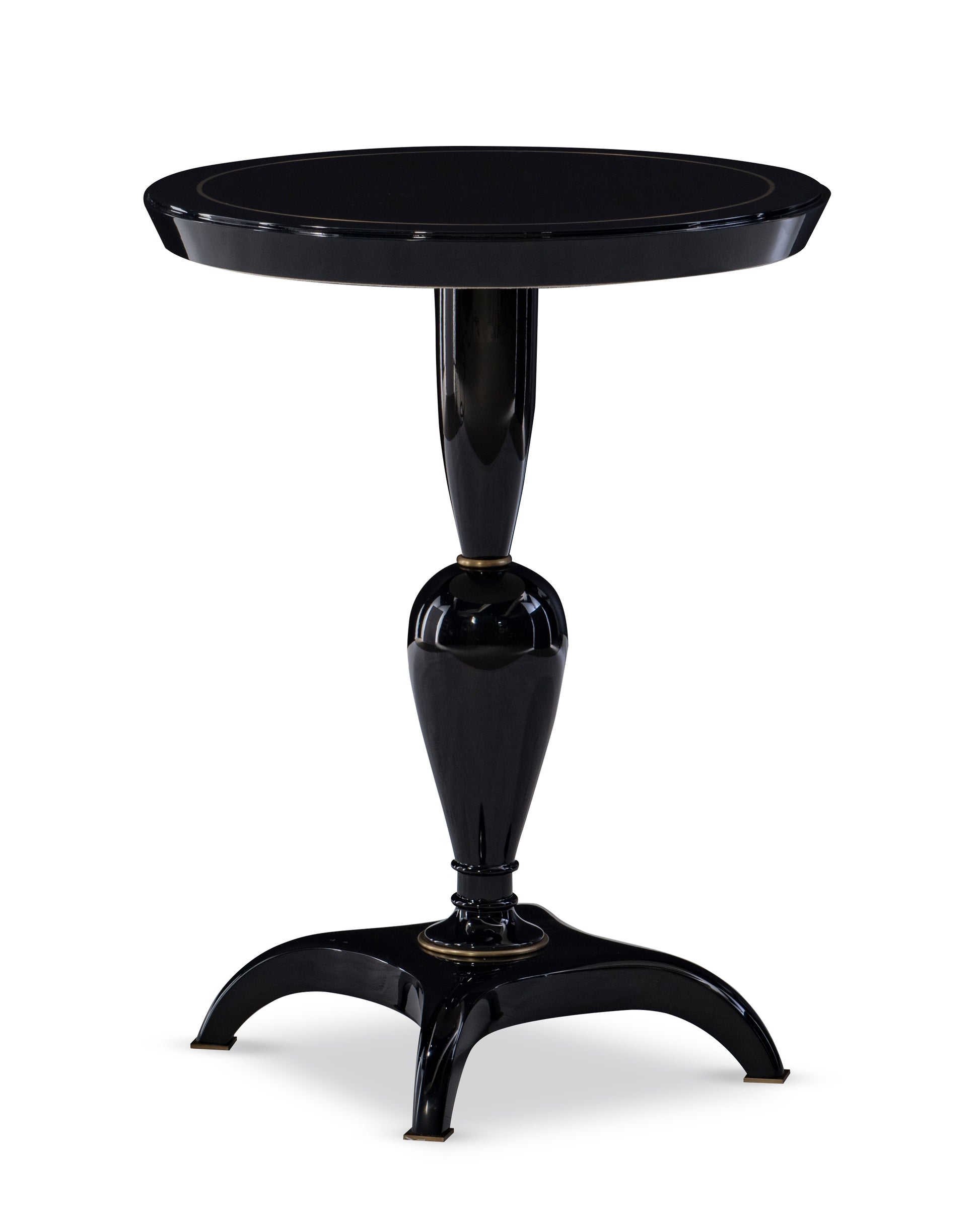 Maitland-Smith Watkins Side Table in Brass