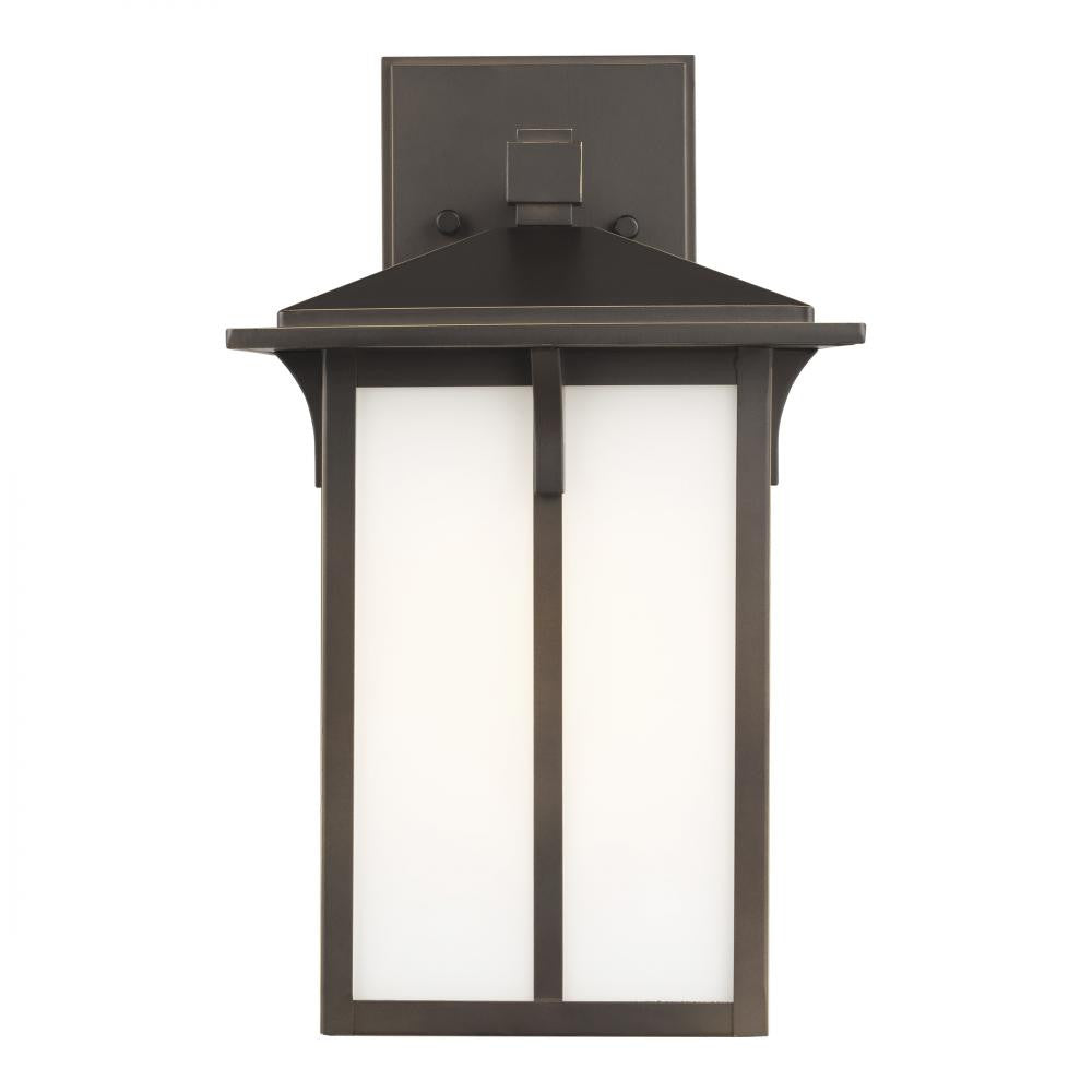 Generation Lighting Tomek Medium One Light Outdoor Wall Lantern Antique Bronze