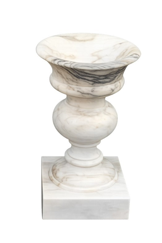 Maitland-Smith Michaelangelo Vase in White
