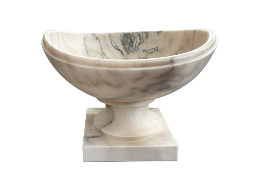 Maitland-Smith Michaelangelo Vase in White