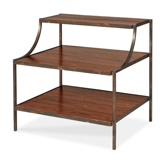 Maitland-Smith Julian Side Table in Brown