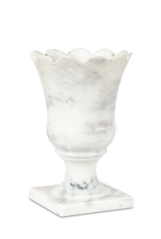 Maitland-Smith Ambaji Vase in White