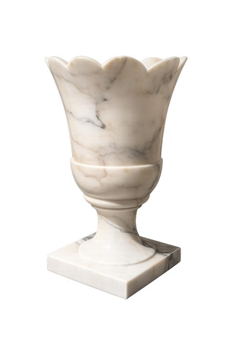 Maitland-Smith Michaelangelo Vase in White