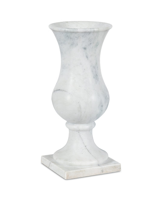 Maitland-Smith Ambaji Vase in White