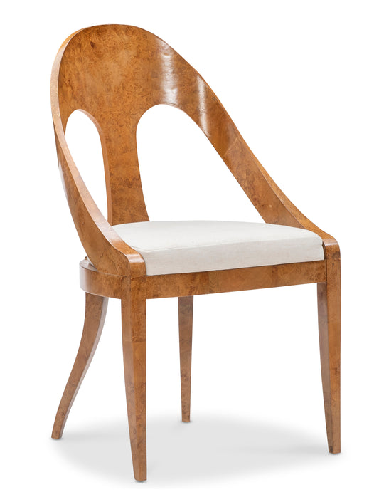 Maitland-Smith Arden Scoop-Back Chair in Wood