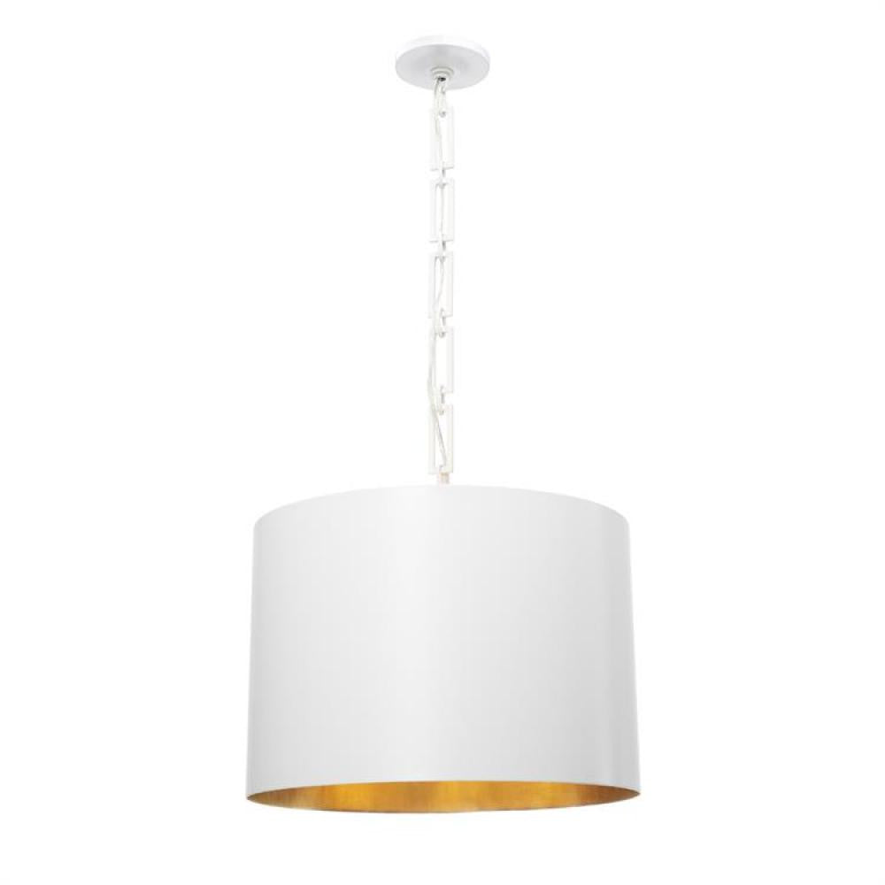 Crystorama Alston Chandelier Matte White, Antique Gold